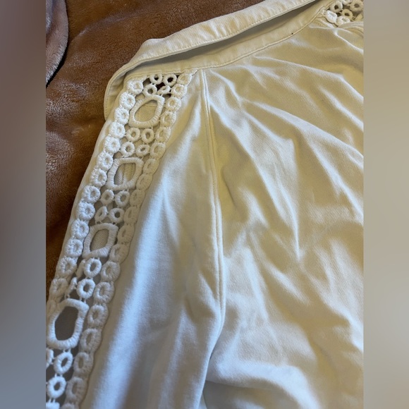 Lily Pulitzer White Half Zip Sweater, Size XS - Picture 5 of 6